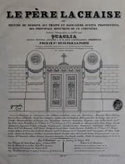Tapa de Le Père La Chaise, ou, Recueil de dessins aux traits et dans leurs justes proportions, des principaux monumens de ce cimetière