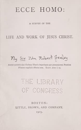 Tapa de Ecce Homo