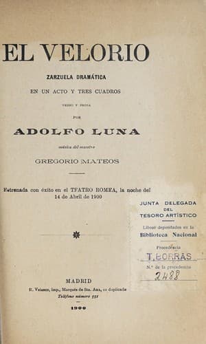 Tapa de El velorio
