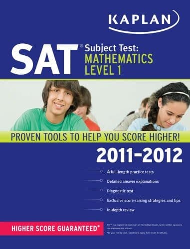 Tapa de Kaplan SAT Subject Test Mathematics Level 1 2011-2012 (Kaplan SAT Subject Tests: Mathematics 1)