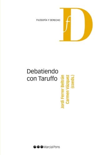Tapa de Debatiendo con Taruffo