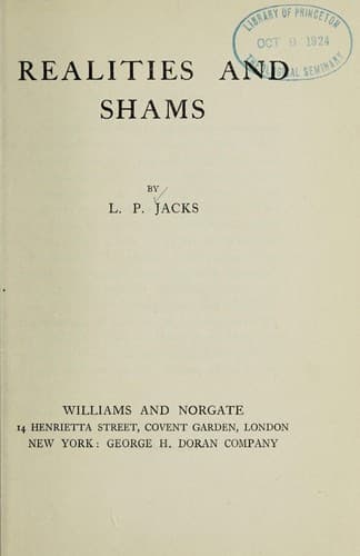 Tapa de Realities and shams
