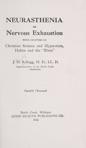 Tapa de Neurasthenia