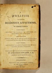 Tapa de A treatise concerning religious affections