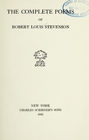 Tapa de The  complete poems of Robert Louis Stevenson