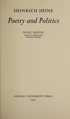 Tapa de Heinrich Heine