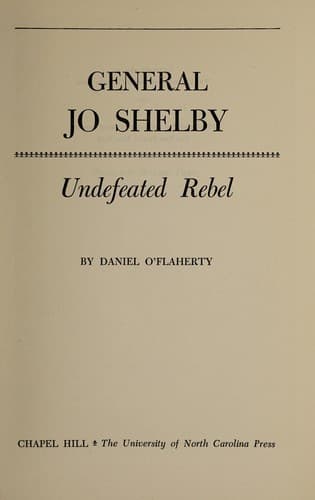 Tapa de General Jo Shelby