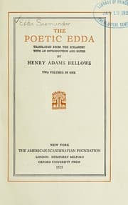 Tapa de The poetic Edda
