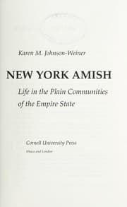 Tapa de New York Amish