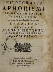 Tapa de Aphorismi ad mentem ipsius, artis usum, et corporis mechanismi rationem expositi