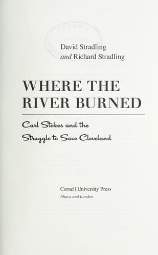 Tapa de Where the river burned