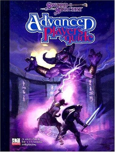 Tapa de Advanced Player's Guide (Sword and Sorcery Studios)