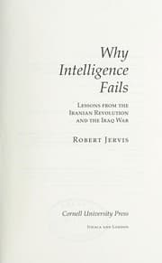 Tapa de Why intelligence fails