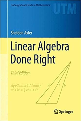 Tapa de Linear Algebra Done Right