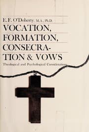 Tapa de Vocation, formation, consecration & vows