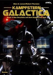 Tapa de KAMPFSTERN GALACTICA, Band 2: DAS GESCHÜTZ AUF DEM EISPLANETEN NULL (German Edition)