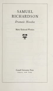 Tapa de Samuel Richardson
