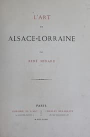 Tapa de L'art en Alsace-Lorraine