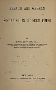 Tapa de French and German socialism in modern times