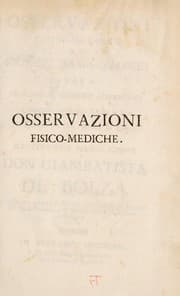 Tapa de Osservazioni fisico-mediche di Giuseppe Maria Quadrio intorno al famoso segreto americano [acqua di teda] trasportato in Europa, e dato in luce da Giorgio Berklei [sic] vescovo di Cloyne
