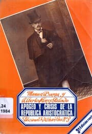 Tapa de Apogeo y crisis de la republica aristocratica