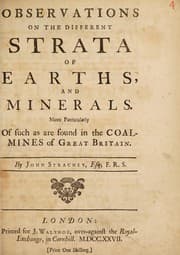 Tapa de Observations on the different strata of earths, and minerals. More particularly of such as are found in the coal-mines of Great Britain