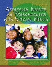 Tapa de Assessing infants and preschoolers with special needs