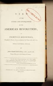 Tapa de A view of the causes and consequences of the American revolution