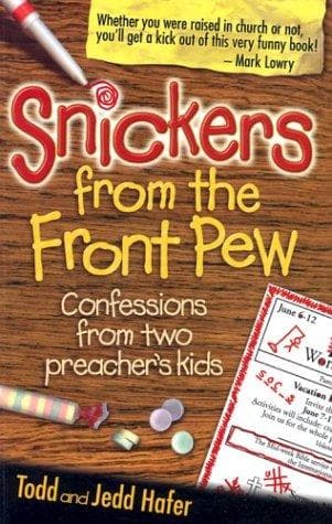 Tapa de Snickers from the Front Pew