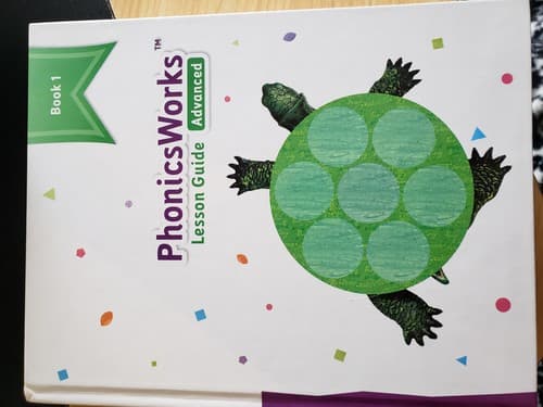 Tapa de Phonics works lesson guide Advanced book 1