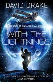 Tapa de With the Lightnings (The Republic of Cinnabar Navy series #1)