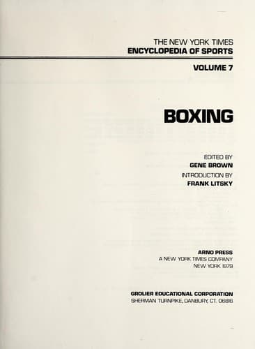 Tapa de Boxing