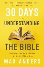 Tapa de 30 Days to Understanding the Bible, 30th Anniversary