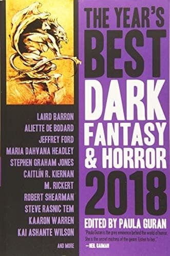 Tapa de The Year’s Best Dark Fantasy & Horror 2018 Edition