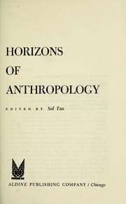 Tapa de Horizons of Anthropology