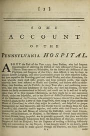 Tapa de Some account of the Pennsylvania Hospital