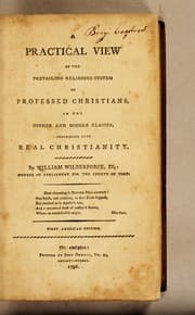 Tapa de A practical view of the prevailing religious system of professed Christians