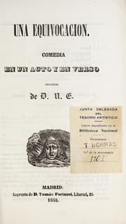 Tapa de Una equivocación