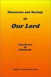 Tapa de DISCOURSES & SAYINGS OF OUR LORD - V 1