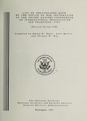 Tapa de List of photographs made by the Office of War Information at the United Nations Conference on International Organization