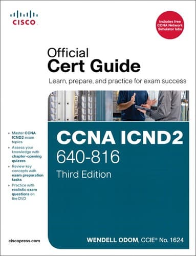 Tapa de CCNA ICND2 640-816 Official Cert Guide