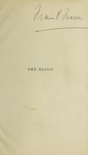Tapa de The blood