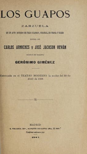 Tapa de Los guapos