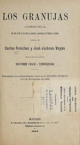 Tapa de Los granujas