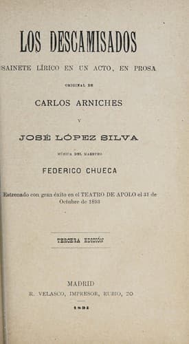Tapa de Los descamisados