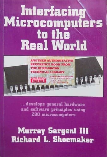 Tapa de Interfacing microcomputers to the real world