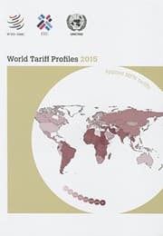 Tapa de World Tariff Profiles: 2015