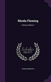 Tapa de Rhoda Fleming: A Story, Volume 1