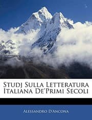 Tapa de Studj Sulla Letteratura Italiana De'primi Secoli (Italian Edition)