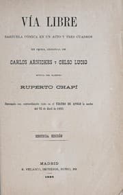 Tapa de Vía libre